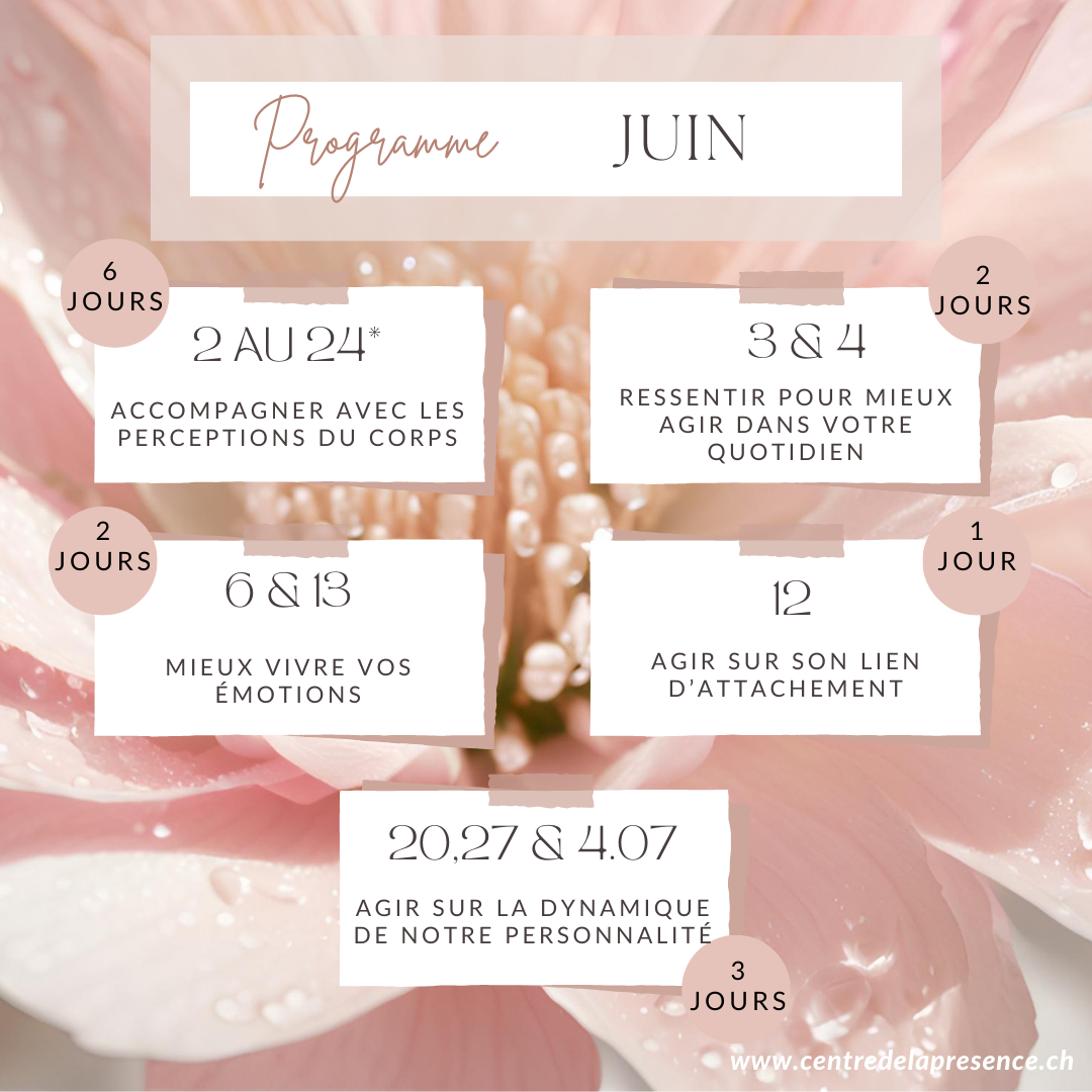 Planning Formation Juin 2025